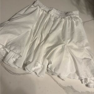 Storets White Ruffled Skirt